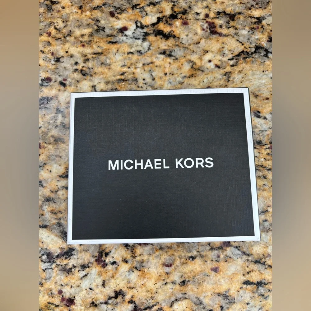 Michael Kors Black Wallet with White Box